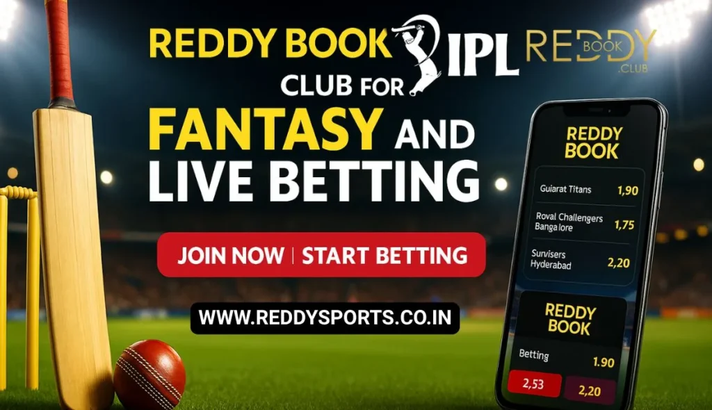Reddy Book Club for IPL Fantasy and Live Betting