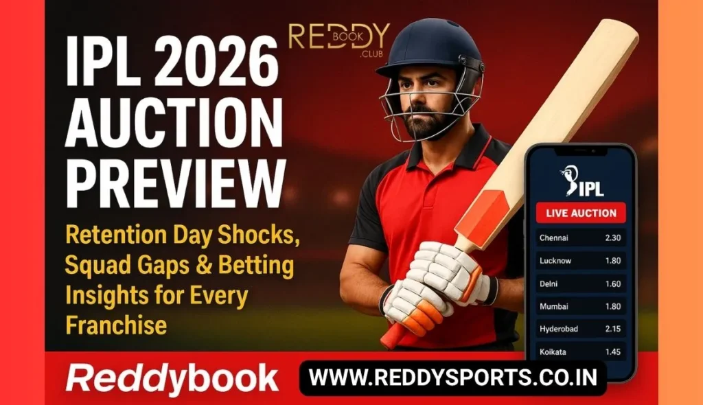 Reddybook IPL 2026 Auction Preview Retention Insights of Every Franchise