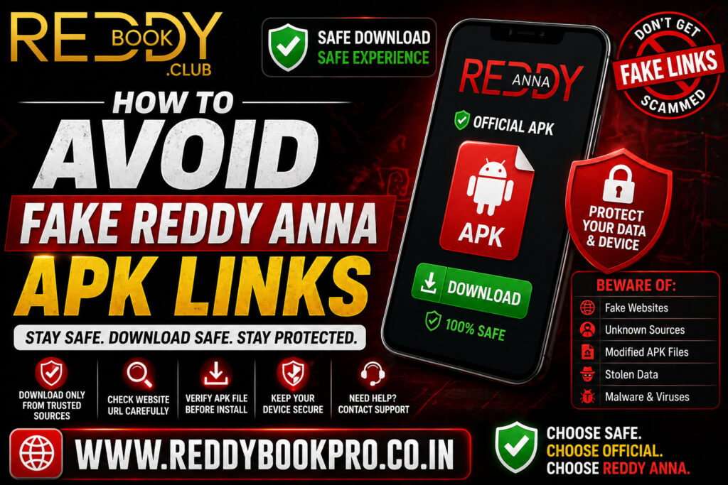 How to Avoid Fake Reddy Anna APK Links