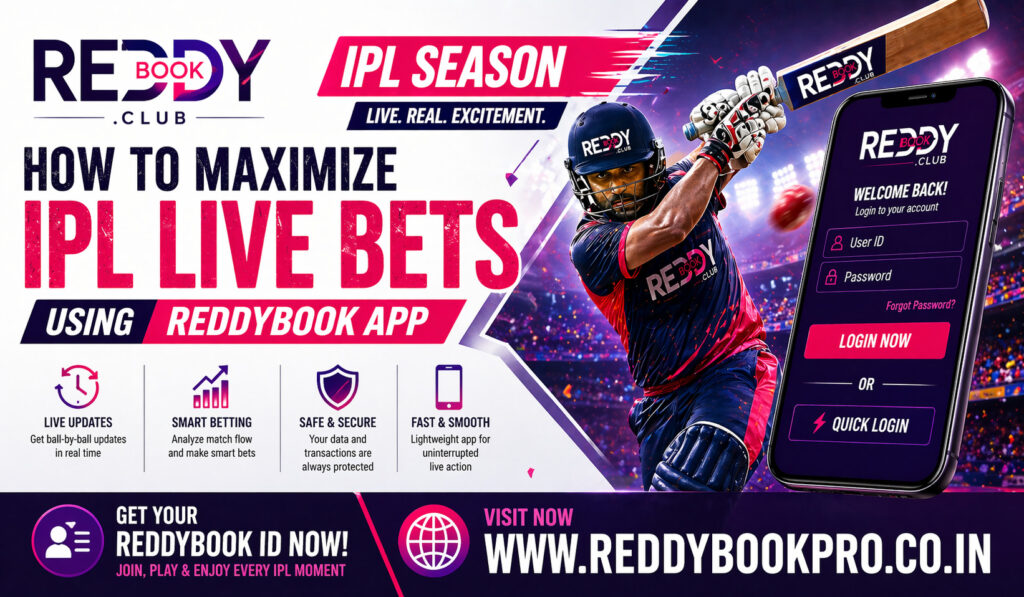 How to Maximize IPL Live Bets Using Reddybook App