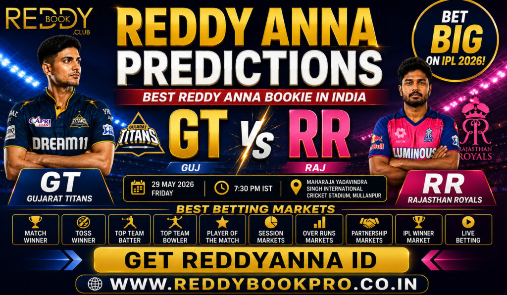 GT vs RR Qualifier 2 Reddy Anna Prediction