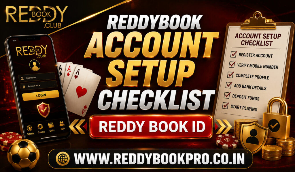 Reddybook Account Setup Checklist