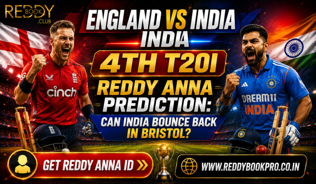 England vs India 4th T20I Reddy Anna Prediction