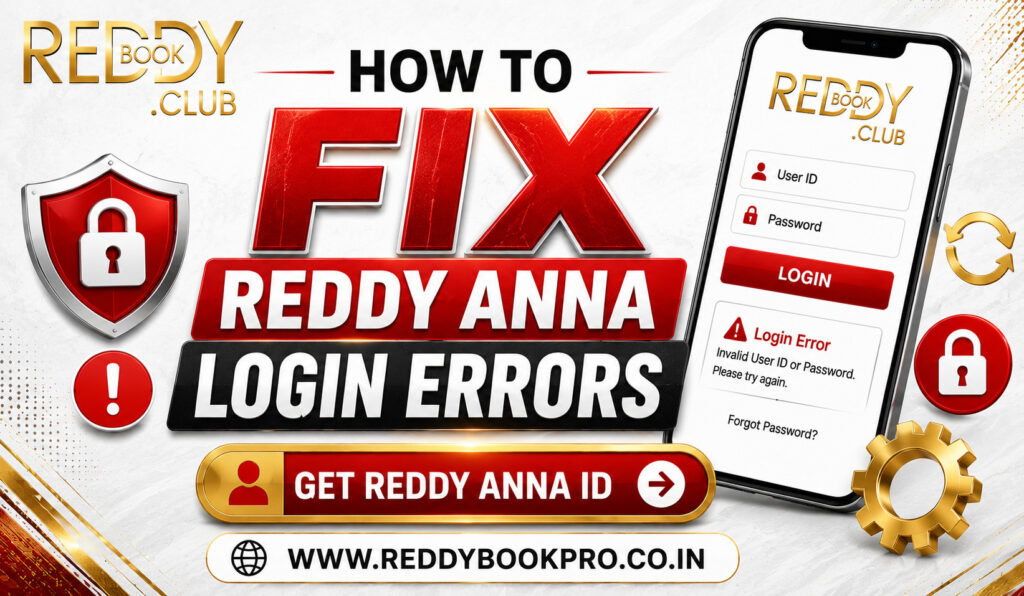 How to Fix Reddy Anna Login Errors