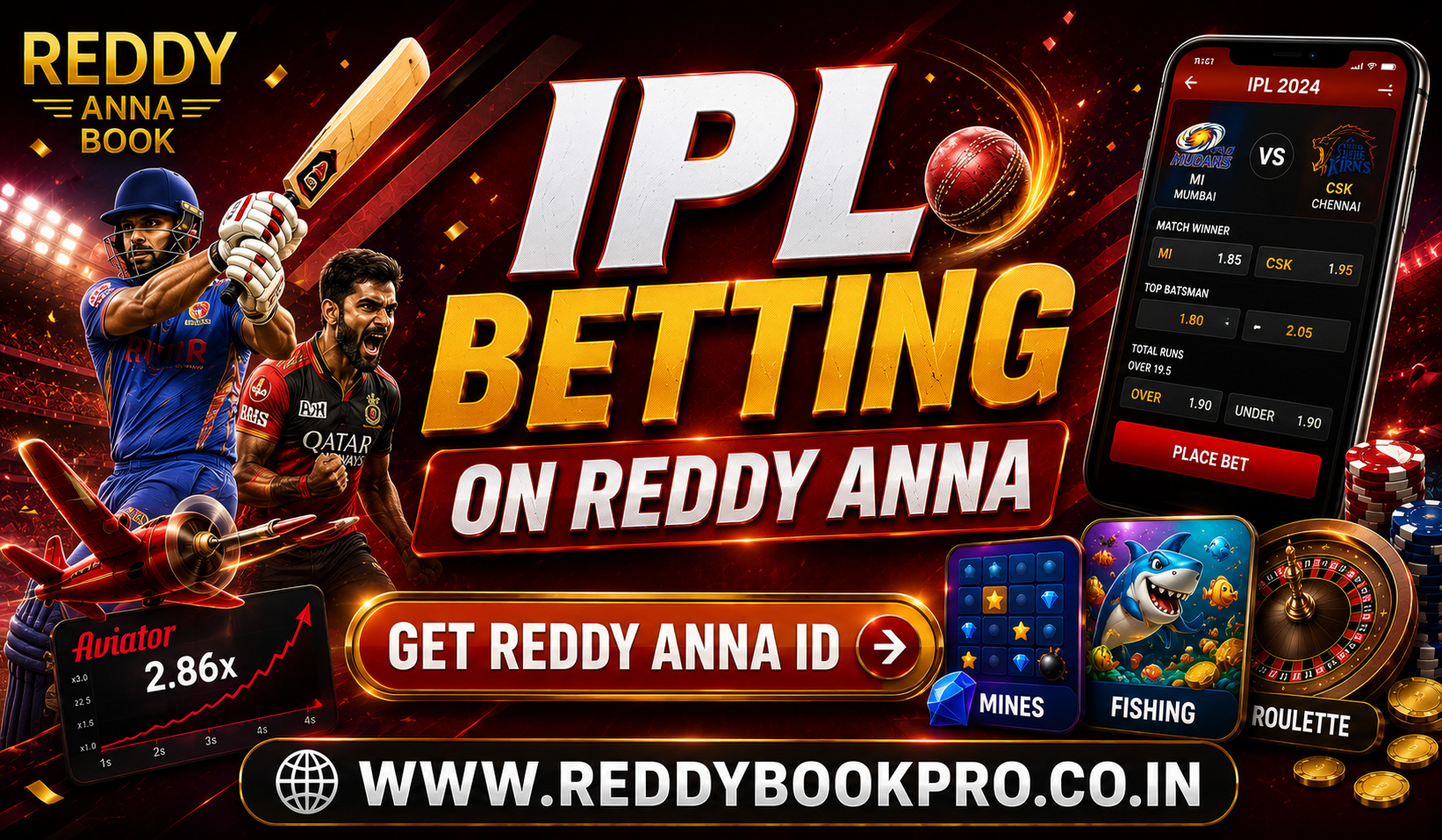 IPL Betting on Reddy Anna Book