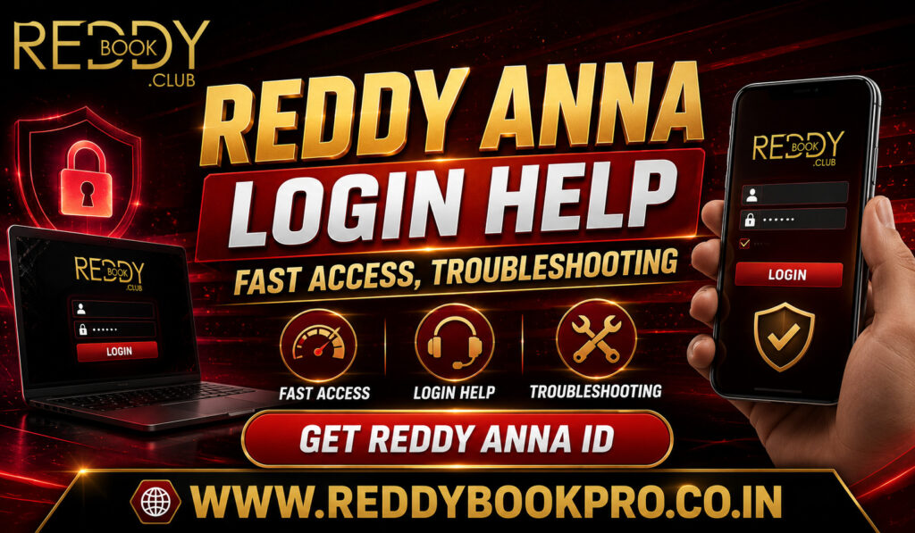 Reddy Anna Login Help Fast Access, Troubleshooting