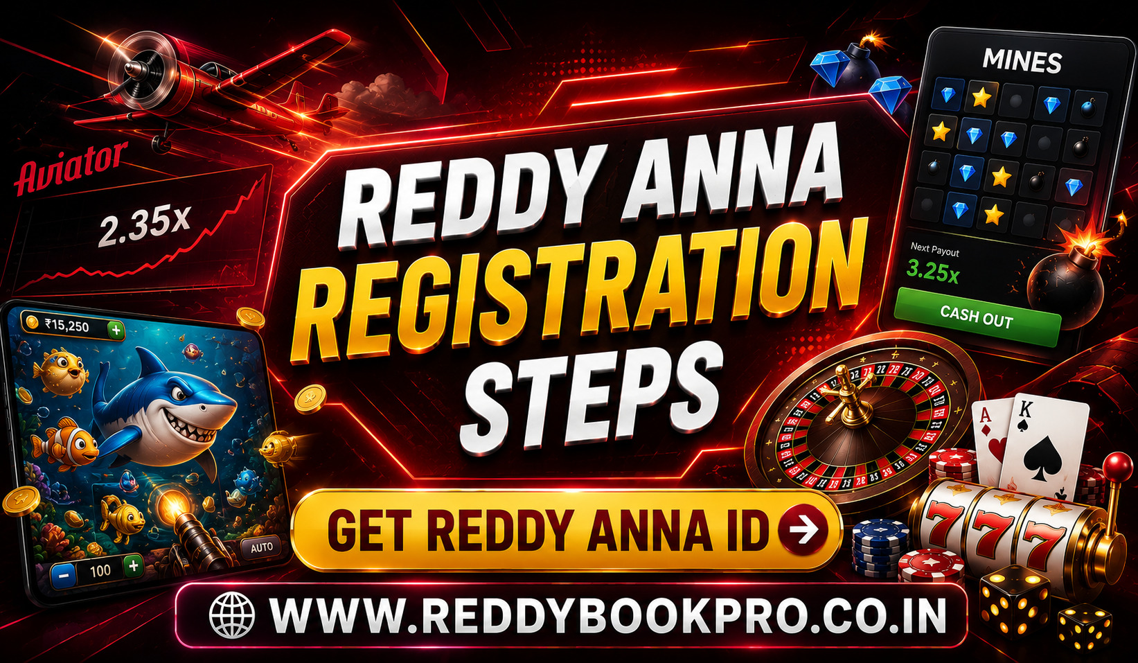 Reddy Anna Registration Steps