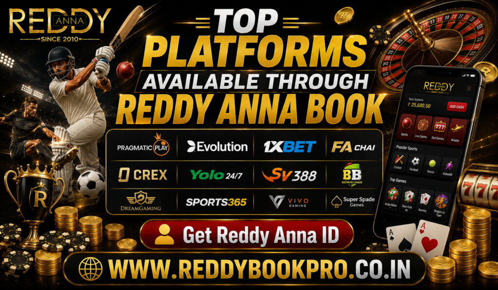 Top Platforms on Reddy Anna Book