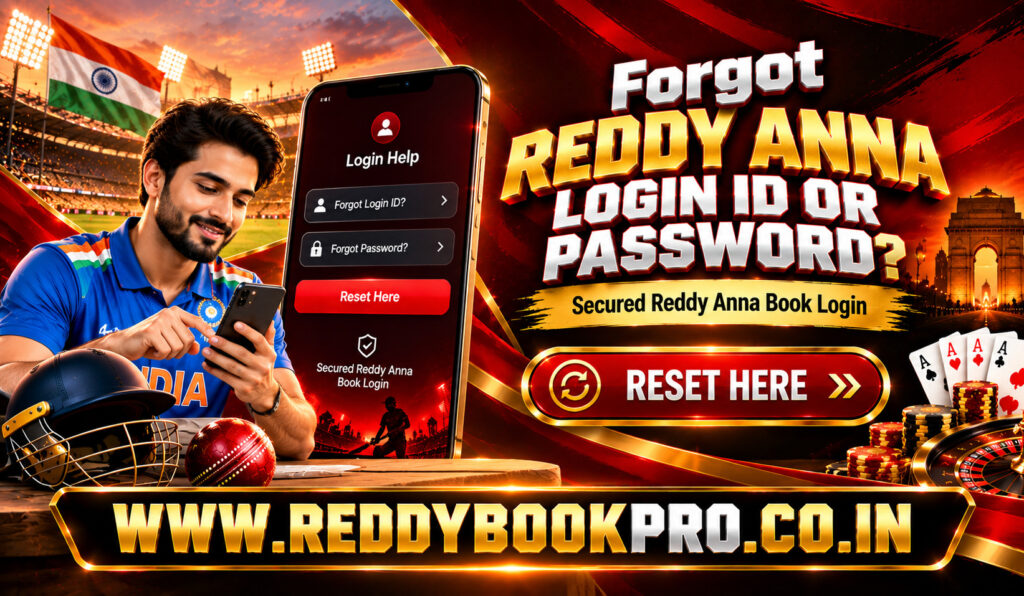 Reddy Anna Login Password Issues